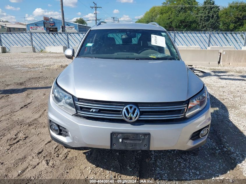 2016 Volkswagen Tiguan R-Line VIN: WVGAV7AX5GW037672 Lot: 40430140