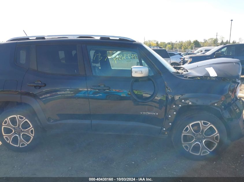 2016 Jeep Renegade Limited VIN: ZACCJBDT6GPD52272 Lot: 40430160