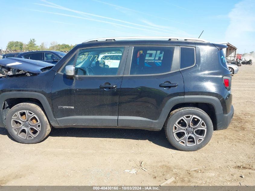 2016 Jeep Renegade Limited VIN: ZACCJBDT6GPD52272 Lot: 40430160