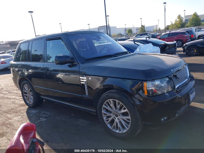 2012 Land Rover Range Rover Supercharged VIN: SALMP1E49CA388366 Lot: 40430179