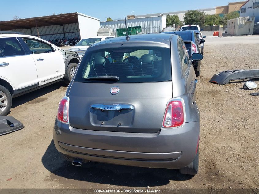 2012 Fiat 500 Pop VIN: 3C3CFFAR6CT285097 Lot: 40430186