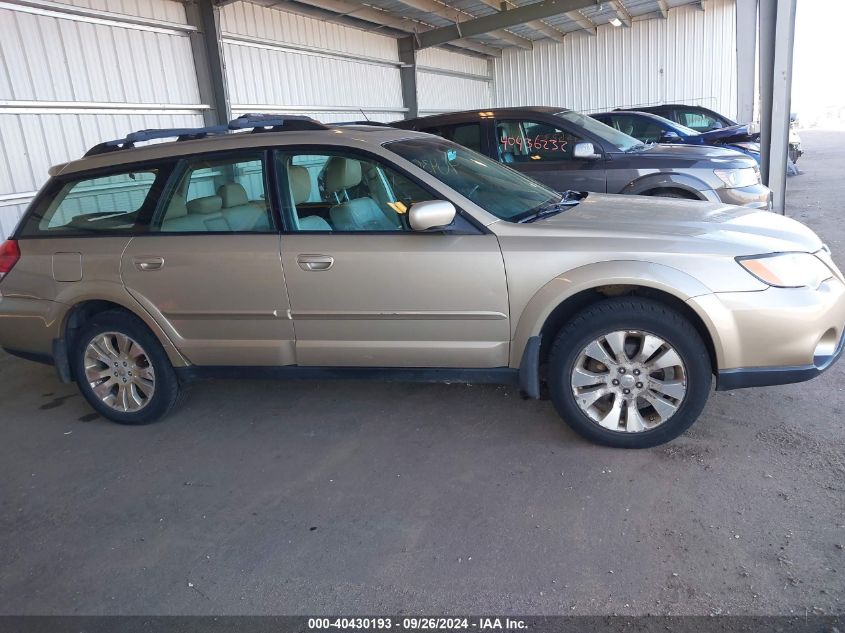 2008 Subaru Outback 2.5I Limited VIN: 4S4BP62C987318258 Lot: 40430193