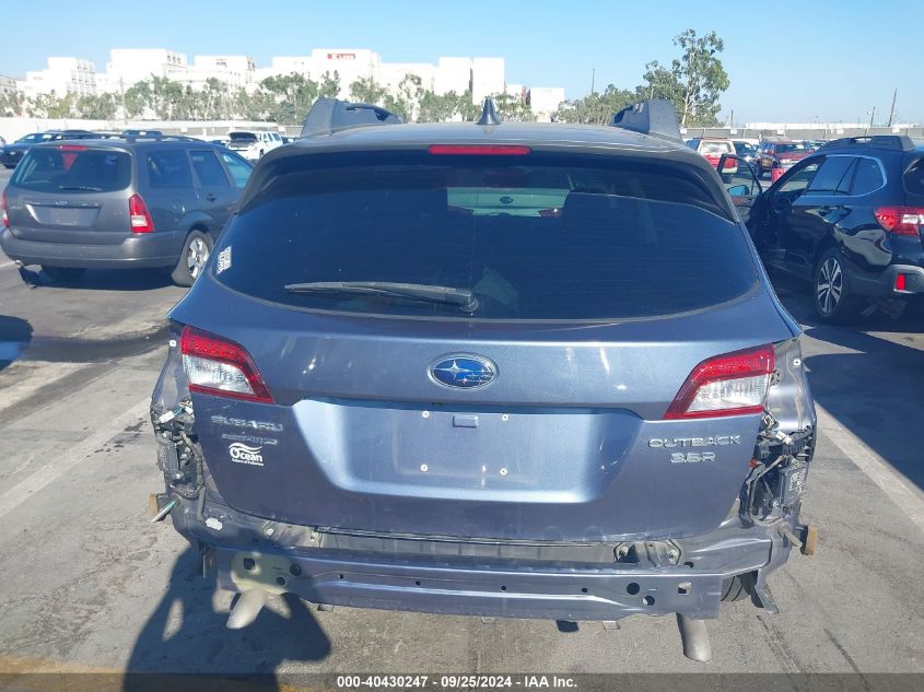 2018 Subaru Outback 3.6R Limited VIN: 4S4BSENC1J3395305 Lot: 40430247