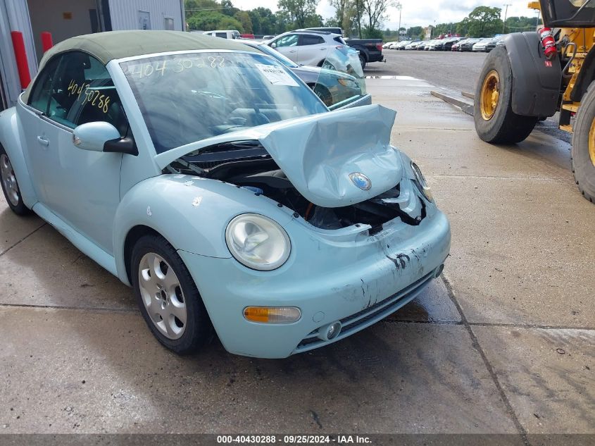 2003 Volkswagen New Beetle Gls VIN: 3VWCK21Y33M316921 Lot: 40430288