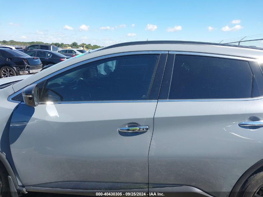 2022 Nissan Murano Sv Fwd VIN: 5N1AZ2BJ0NC125156 Lot: 40430305