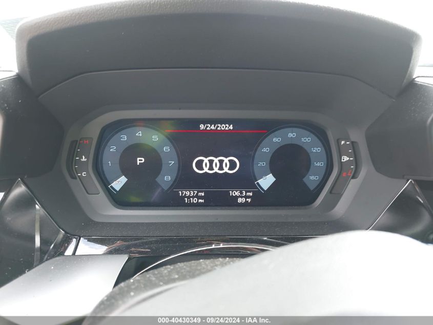 2023 Audi A3 Premium Plus 40 Tfsi Quattro S Tronic VIN: WAUHUDGY8PA051368 Lot: 40430349