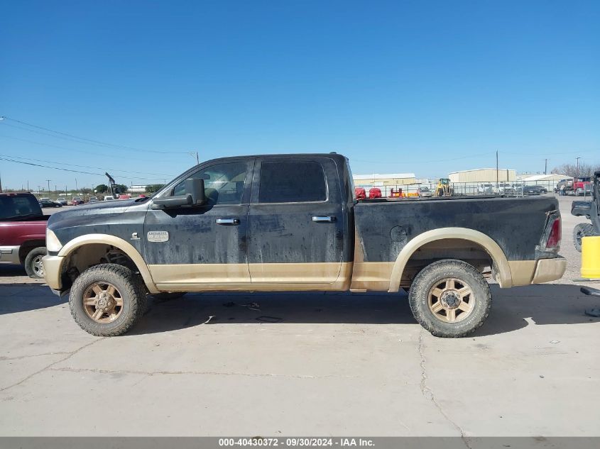 2011 Ram Ram 2500 Laramie Longhorn VIN: 3D7UT2CL9BG567855 Lot: 40430372