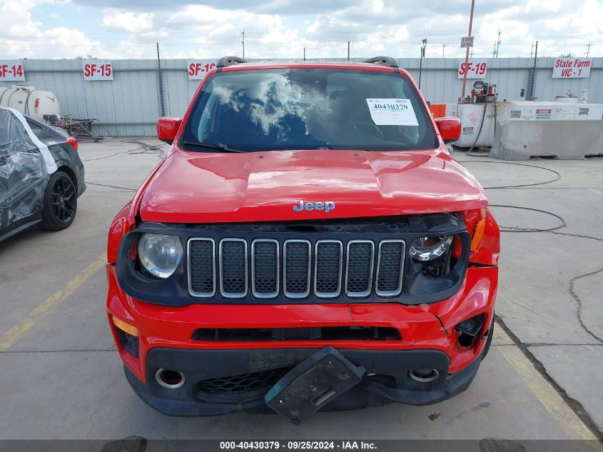 2020 Jeep Renegade Latitude Fwd VIN: ZACNJABBXLPL53459 Lot: 40430379