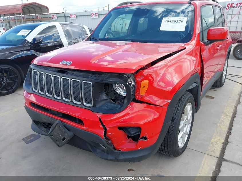 2020 Jeep Renegade Latitude Fwd VIN: ZACNJABBXLPL53459 Lot: 40430379