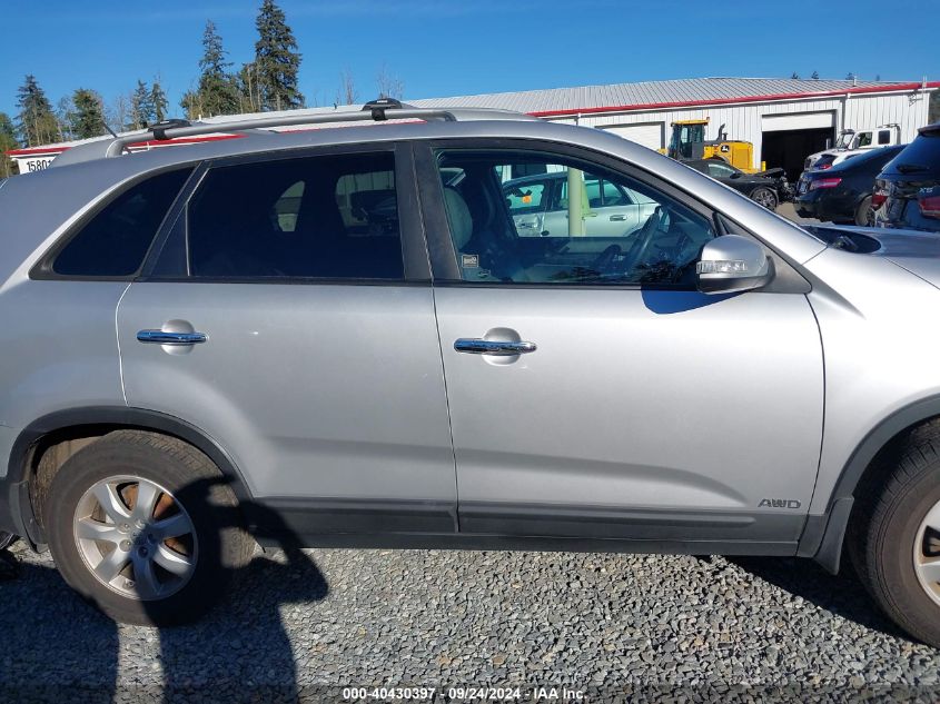 2012 Kia Sorento Lx VIN: 5XYKTDA65CG267059 Lot: 40430397