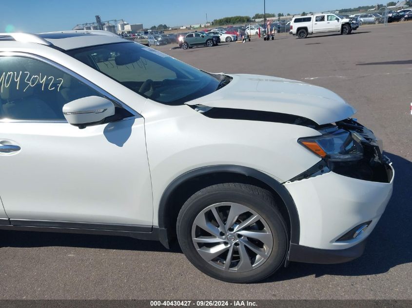 2015 Nissan Rogue S/Sl/Sv VIN: 5N1AT2MV8FC771158 Lot: 40430427