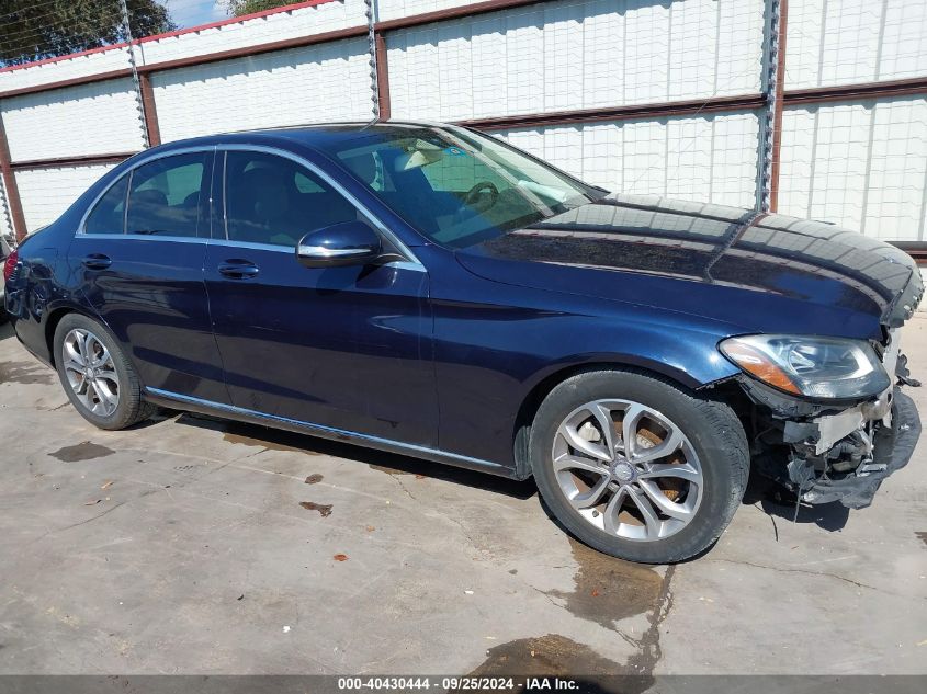 55SWF4JB4FU086924 2015 MERCEDES-BENZ C CLASS - Image 1