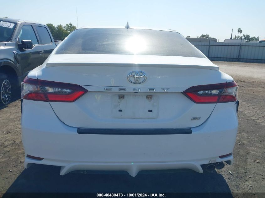 2021 Toyota Camry Se/Se Night Shade VIN: 4T1G11AK7MU486138 Lot: 40430473