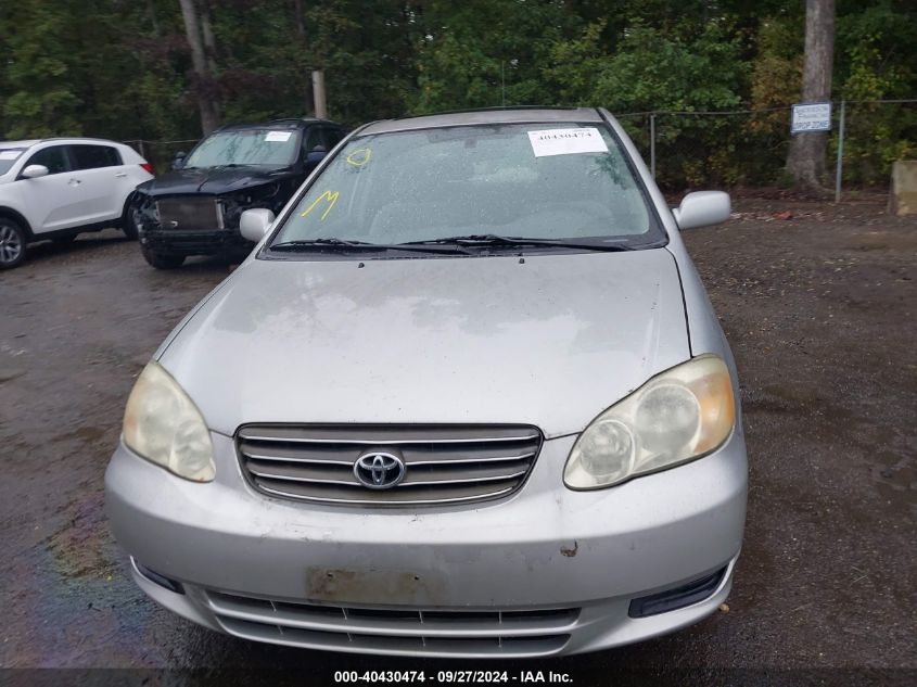 2004 Toyota Corolla Le VIN: 2T1BR38E34C293209 Lot: 40430474