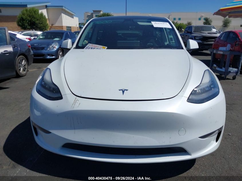 2021 Tesla Model Y Long Range Dual Motor All-Wheel Drive VIN: 5YJYGDEE1MF146831 Lot: 40430475