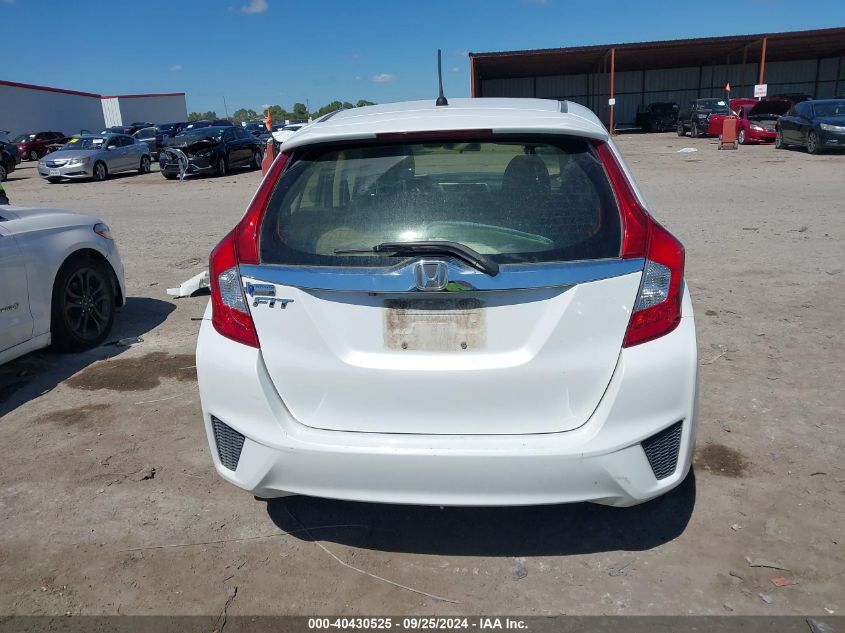 2016 Honda Fit Ex VIN: JHMGK5H78GX014512 Lot: 40430525