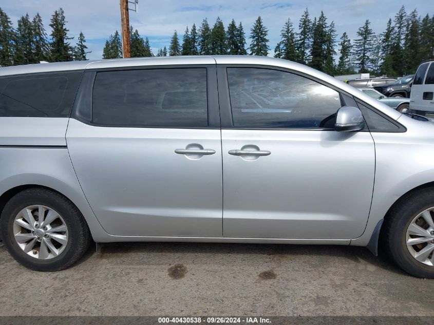 2016 Kia Sedona L VIN: KNDMA5C10G6158670 Lot: 40430538