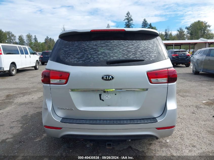 2016 Kia Sedona L VIN: KNDMA5C10G6158670 Lot: 40430538