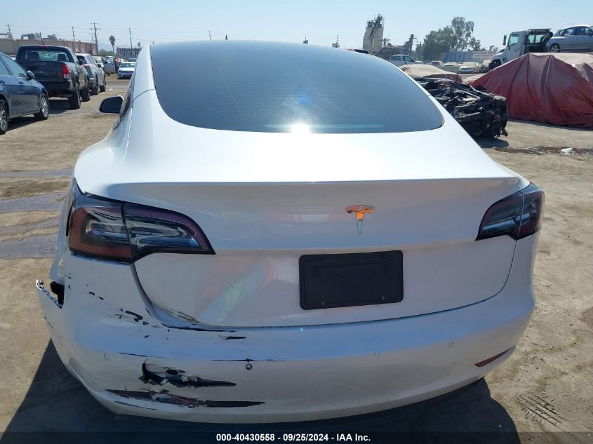 2022 Tesla Model 3 VIN: 5YJ3E1EA7NF374328 Lot: 40430558