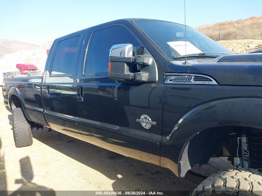 2012 Ford F-350 Lariat VIN: 1FT8W3BT7CED09000 Lot: 40430636