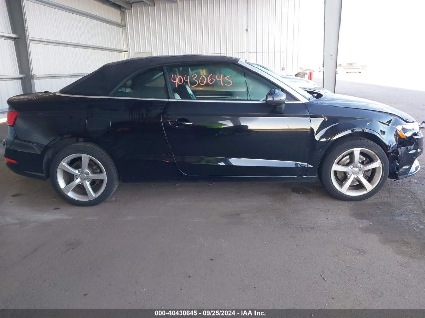 2015 Audi A3 1.8T Premium VIN: WAU6CLFF2F1126360 Lot: 40430645