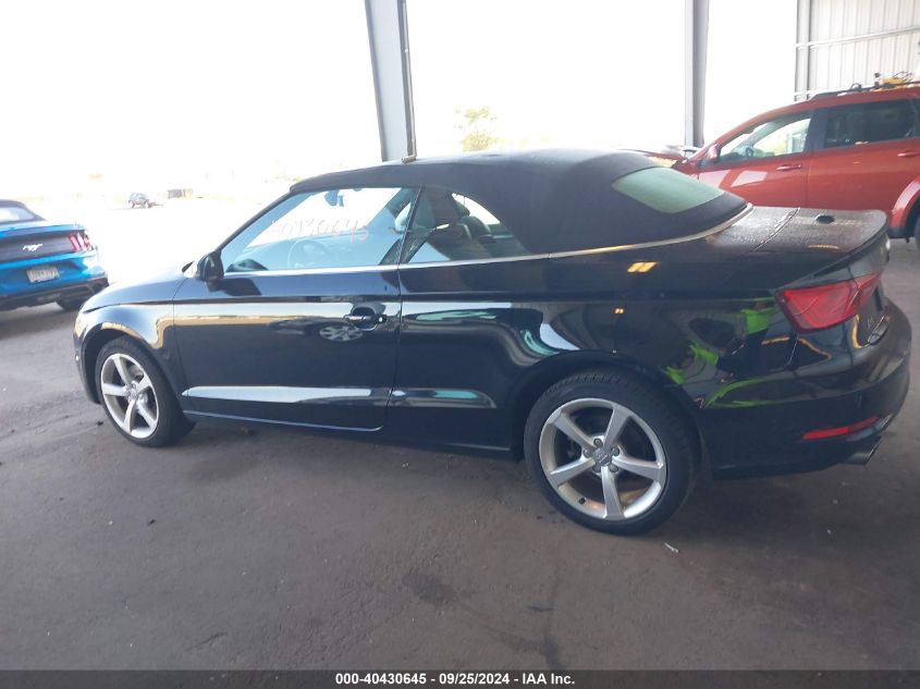 2015 Audi A3 1.8T Premium VIN: WAU6CLFF2F1126360 Lot: 40430645