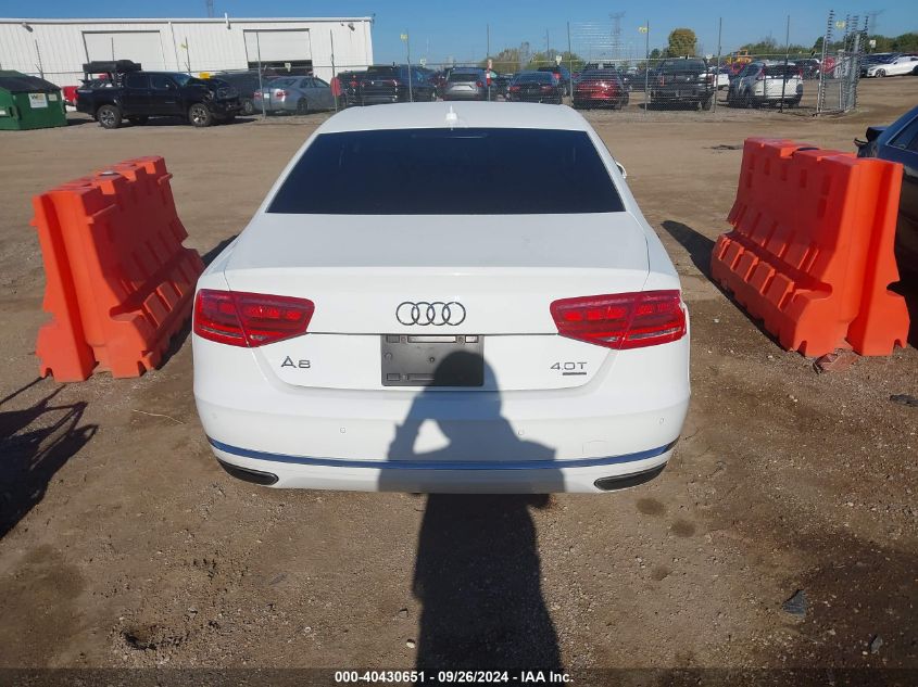 2013 Audi A8 4.0T VIN: WAUA2AFD9DN017867 Lot: 40430651