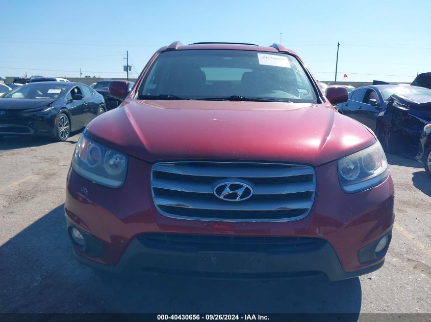 2012 Hyundai Santa Fe Se VIN: 5XYZHDAG3CG110073 Lot: 40430656