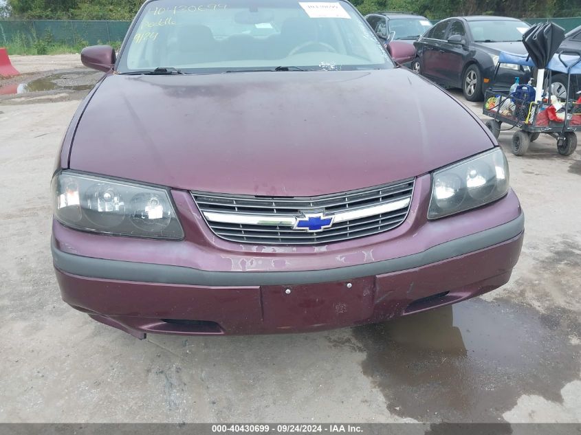 2004 Chevrolet Impala VIN: 2G1WF52E049288928 Lot: 40430699