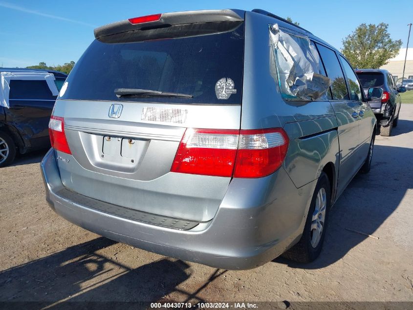 2007 Honda Odyssey Ex-L VIN: 5FNRL38657B025738 Lot: 40430713