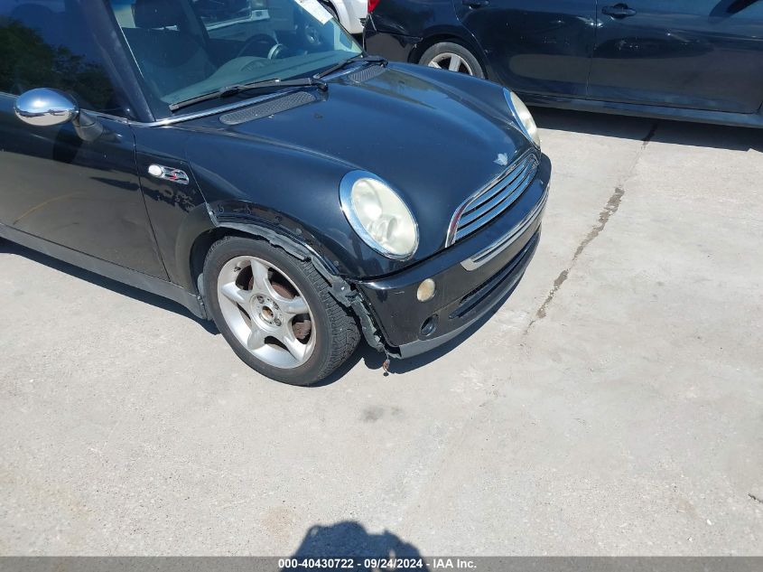 2006 Mini Cooper VIN: WMWRC33556TK73138 Lot: 40430722