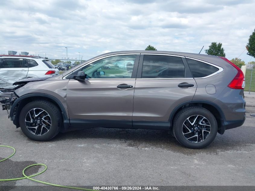 2016 Honda Cr-V Se VIN: 5J6RM4H44GL111888 Lot: 40430766