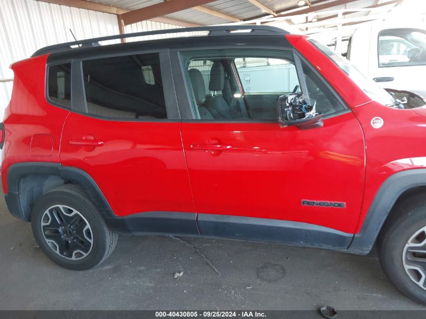 2016 Jeep Renegade Trailhawk VIN: ZACCJBCTXGPC53360 Lot: 40430805