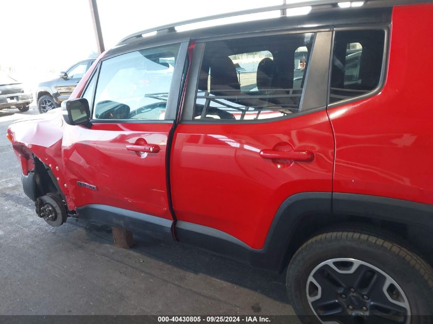 2016 Jeep Renegade Trailhawk VIN: ZACCJBCTXGPC53360 Lot: 40430805