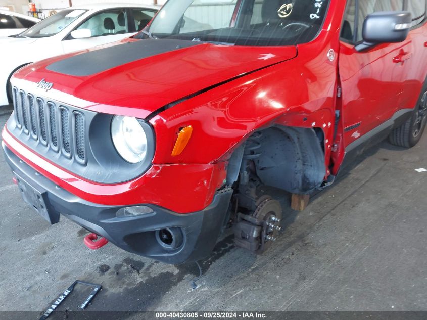 2016 Jeep Renegade Trailhawk VIN: ZACCJBCTXGPC53360 Lot: 40430805