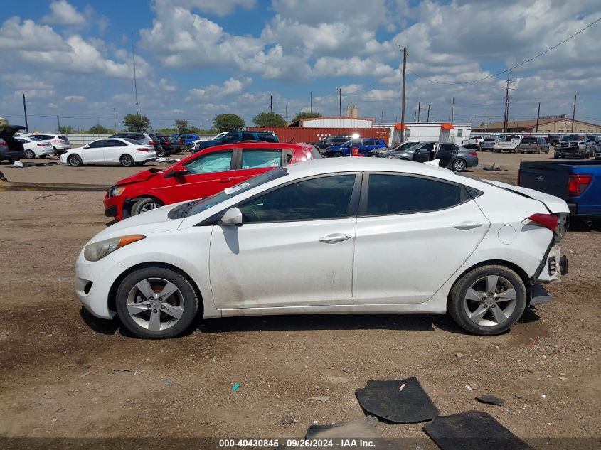 2013 Hyundai Elantra Gls VIN: 5NPDH4AE8DH285311 Lot: 40430845