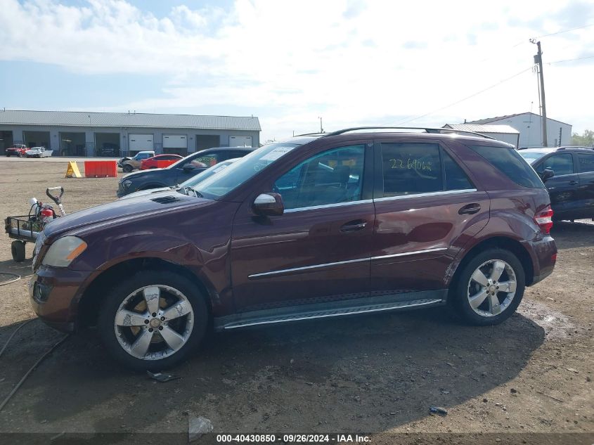 2010 Mercedes-Benz Ml 350 4Matic VIN: 4JGBB8GB6AA605432 Lot: 40430850