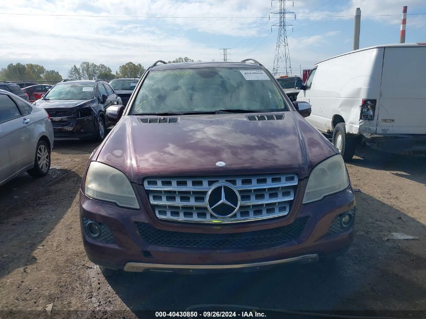 2010 Mercedes-Benz Ml 350 4Matic VIN: 4JGBB8GB6AA605432 Lot: 40430850