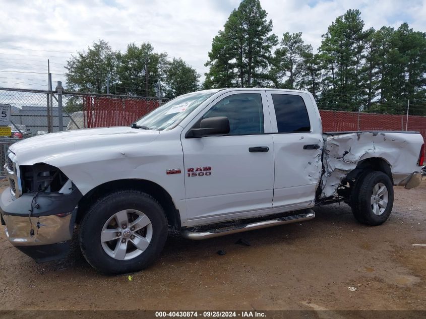 2017 Ram 1500 Tradesman Quad Cab 4X2 6'4 Box VIN: 1C6RR6FT0HS649743 Lot: 40430874