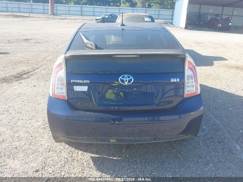 2012 Toyota Prius Three VIN: JTDKN3DU9C1588097 Lot: 40430940