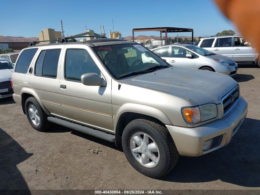 2001 Nissan Pathfinder Le VIN: JN8DR09XX1W566063 Lot: 40430954