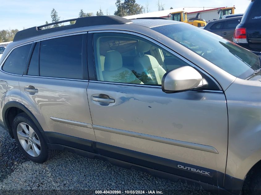 2014 Subaru Outback 3.6R Limited VIN: 4S4BRDMCXE2296548 Lot: 40430998