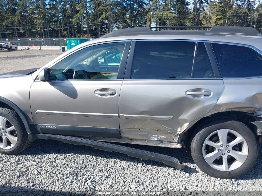 2014 Subaru Outback 3.6R Limited VIN: 4S4BRDMCXE2296548 Lot: 40430998