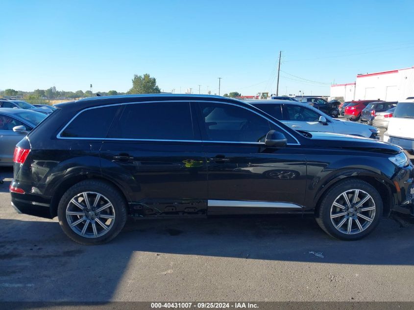 2017 Audi Q7 3.0T Premium VIN: WA1VAAF72HD052919 Lot: 40431007