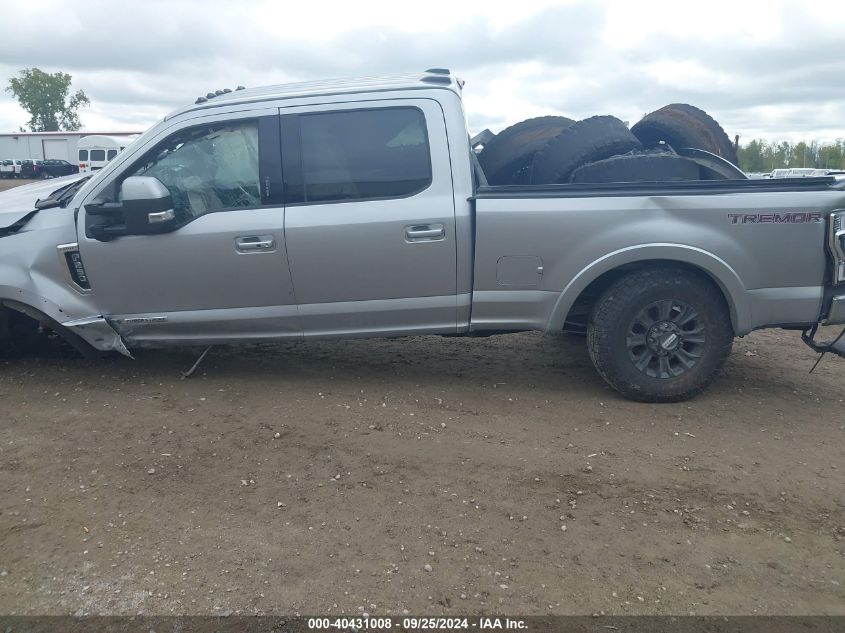 2021 Ford F-250 Lariat VIN: 1FT8W2BT1MEC79312 Lot: 40431008