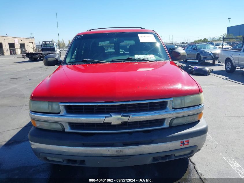 2002 Chevrolet Tahoe Ls VIN: 1GNEK13T42R296318 Lot: 40431062