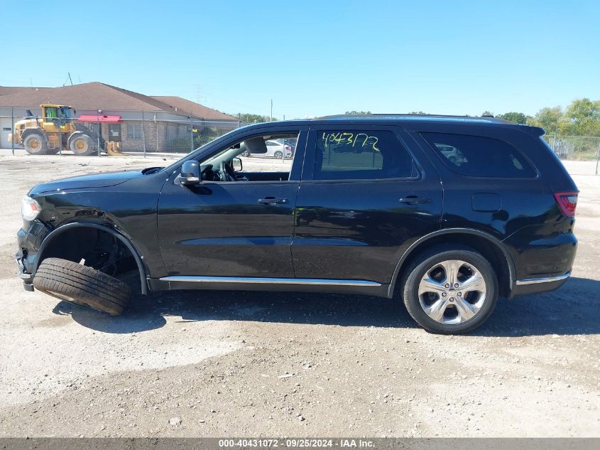 2014 Dodge Durango Limited VIN: 1C4RDJDG2EC973430 Lot: 40431072