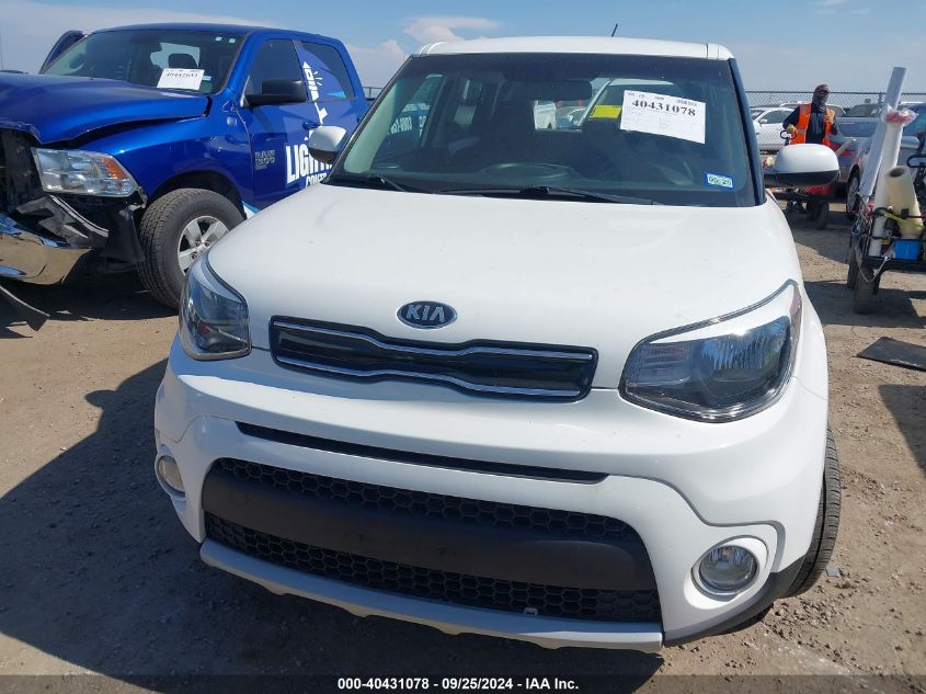 2019 Kia Soul + VIN: KNDJP3A57K7921475 Lot: 40431078