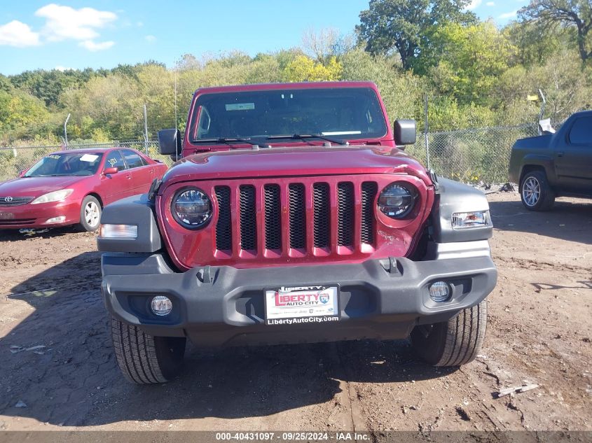 2021 Jeep Wrangler Sport S 4X4 VIN: 1C4GJXAG3MW828644 Lot: 40431097