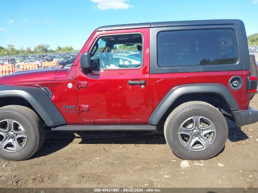 2021 Jeep Wrangler Sport S 4X4 VIN: 1C4GJXAG3MW828644 Lot: 40431097